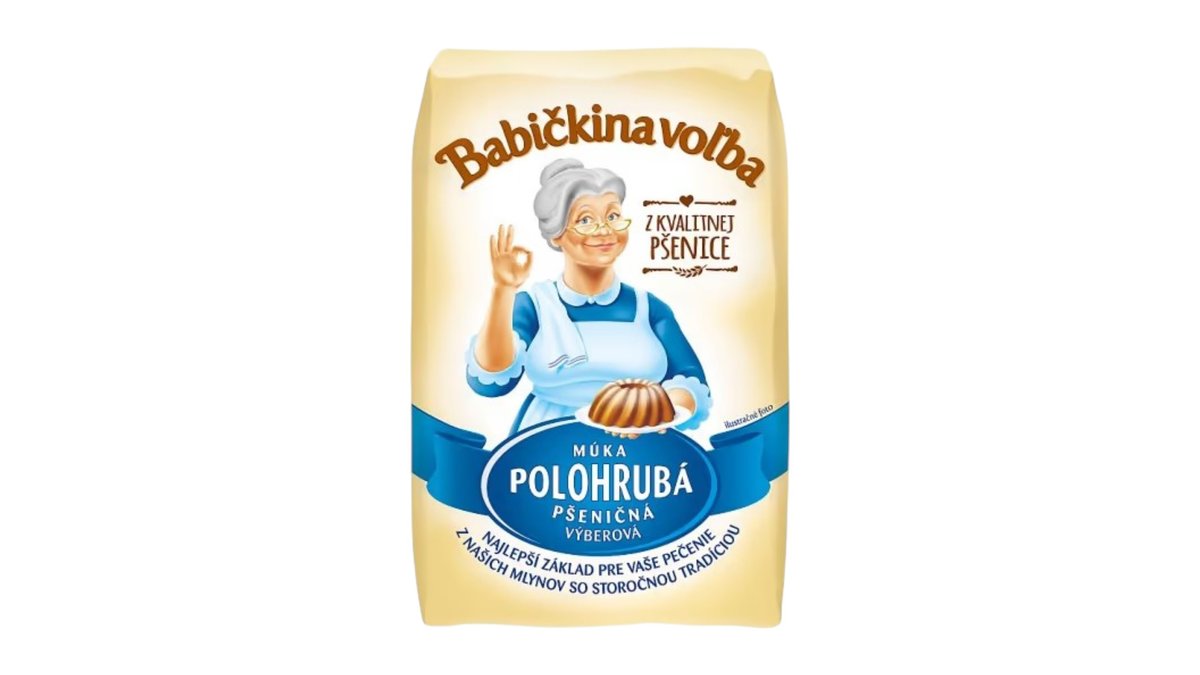 Babičkina voľba Múka polohrubá, 1 kg