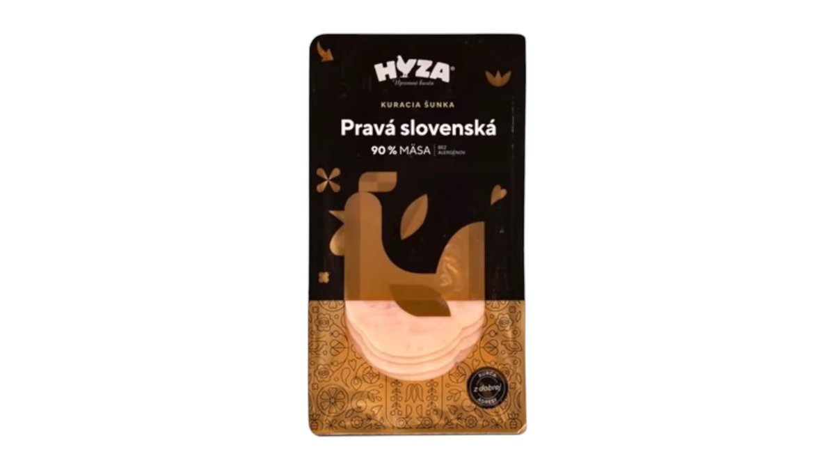** Hyza Pravá slovenská šunka 90%, 100 g