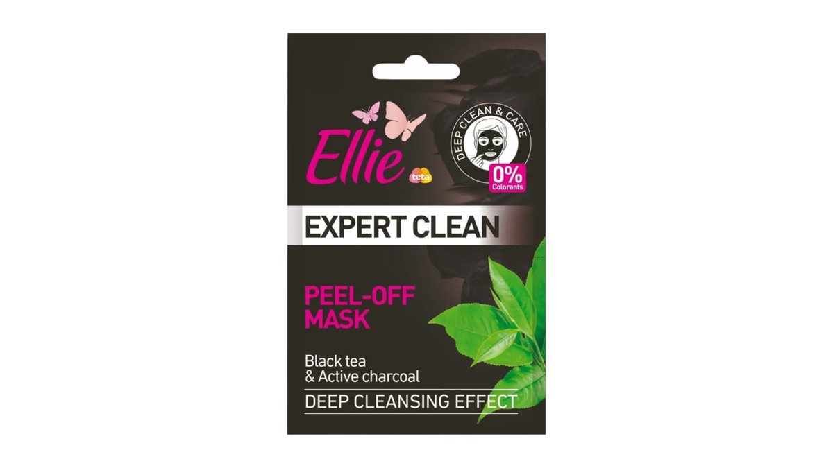 Ellie maska Black tea & active charcoal, 2 x 8 ml