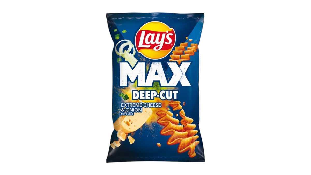 Lay´s Maxx Chipsy, syr&cibuľa, 120 g