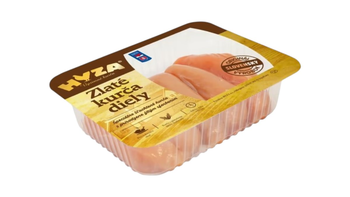 Hyza Zlaté kuracie rezne, ~596 g