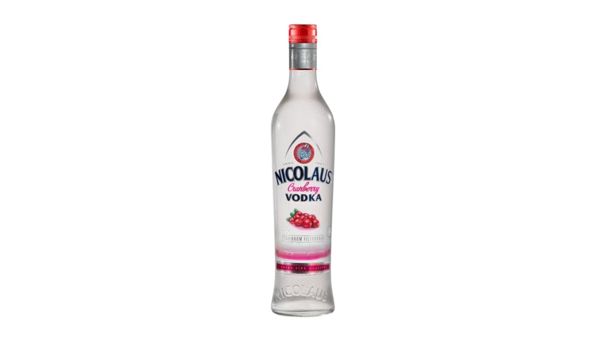 Nicolaus Vodka cranberry 38%, 0,7 l