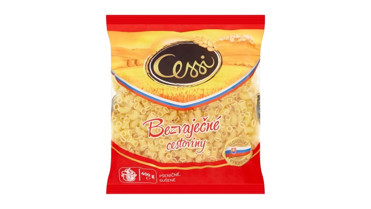 Cessi Kolienka, bezvaječné cestoviny pšeničné, sušené, 400 g