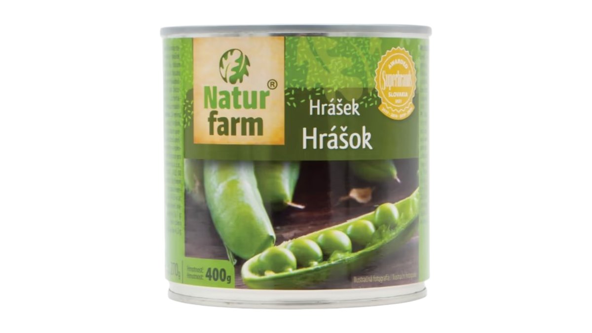 Natur farm Hrášok, 400 g