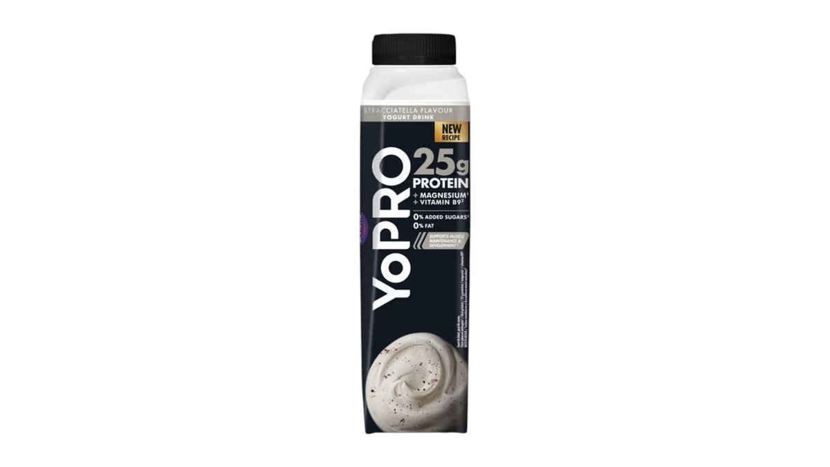 YoPro Protein jogurtový nápoj s príchuťou stracciatella, 300 g
