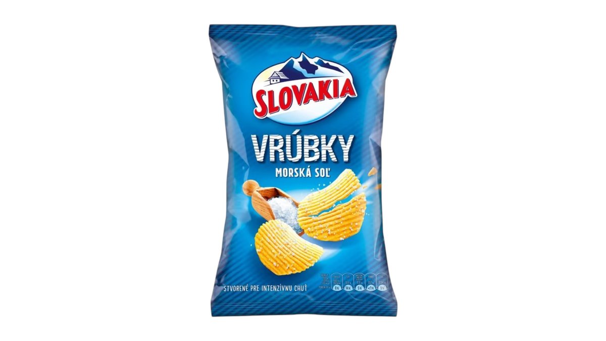 Slovakia Vrúbky morská soľ, 120 g