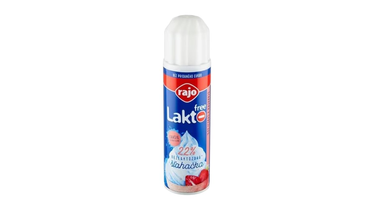 Rajo Lakto Free Šľahačka v spreji 22%, 250 g