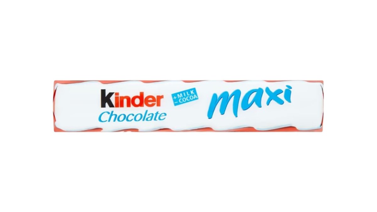 Kinder chocolate maxi tyčinky, 21 g
