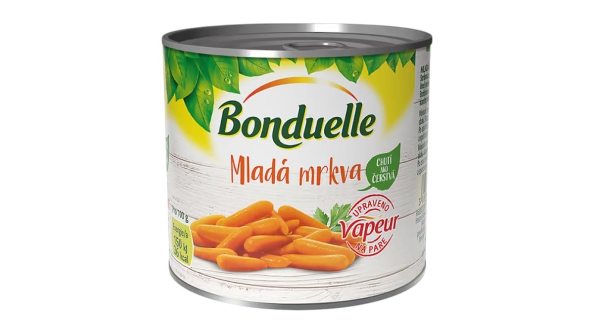 Bonduelle Vapeur Mladá mrkva, 155 g