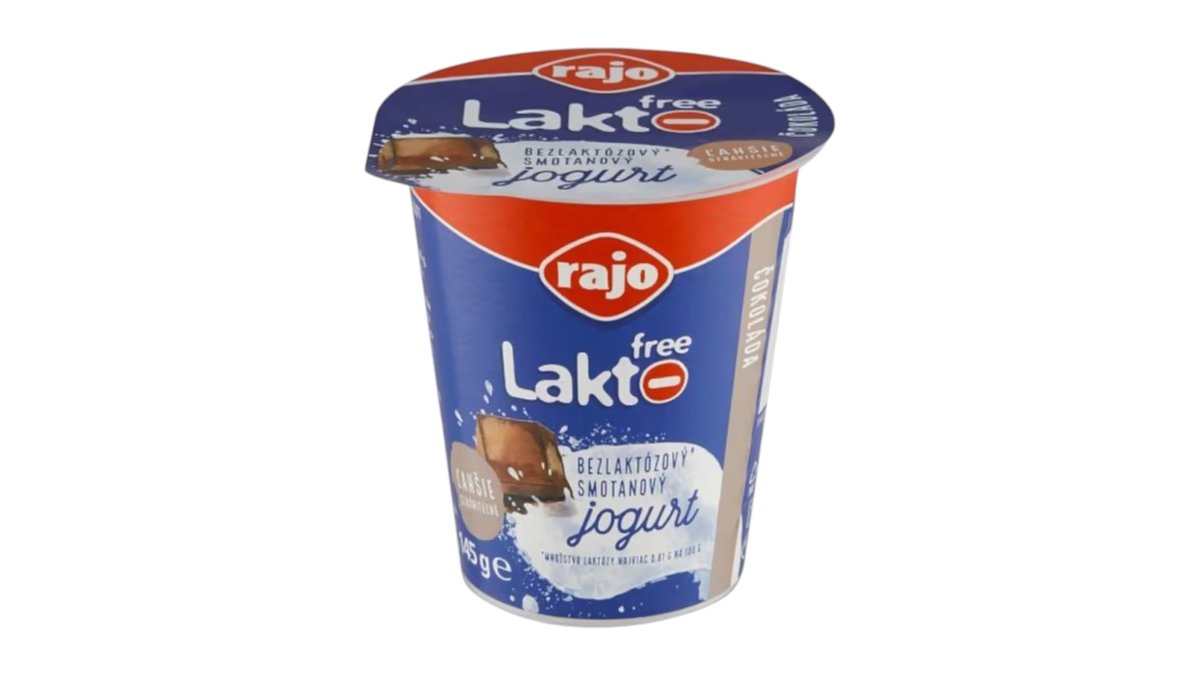 Rajo Lakto Free Smotanový jogurt čokoláda, 145 g