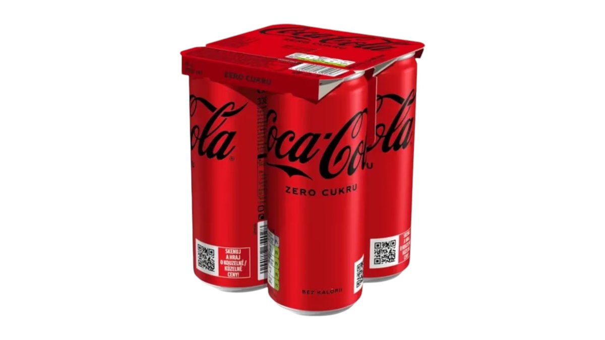 Coca-Cola Zero, 4 x 330 ml