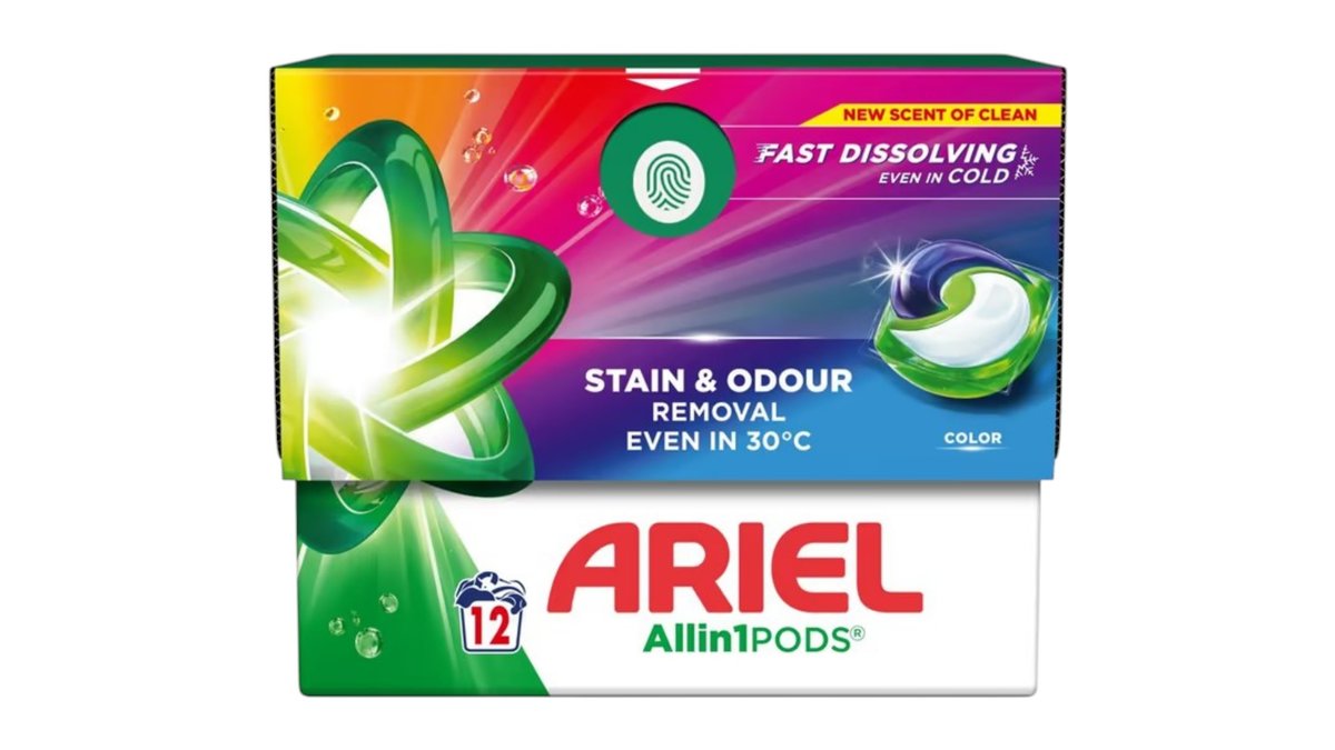 Ariel Allin1 Pracie kapsuly, Color, 12 ks