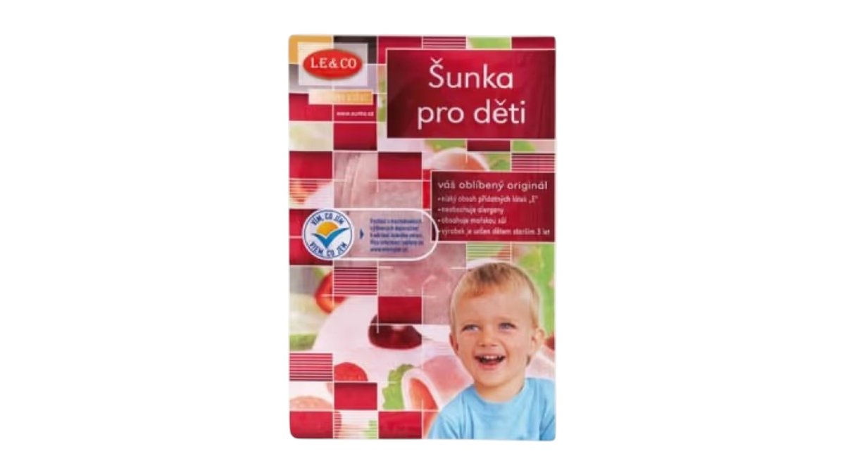 Le&Co Šunka pre deti výberová 83%, 100 g