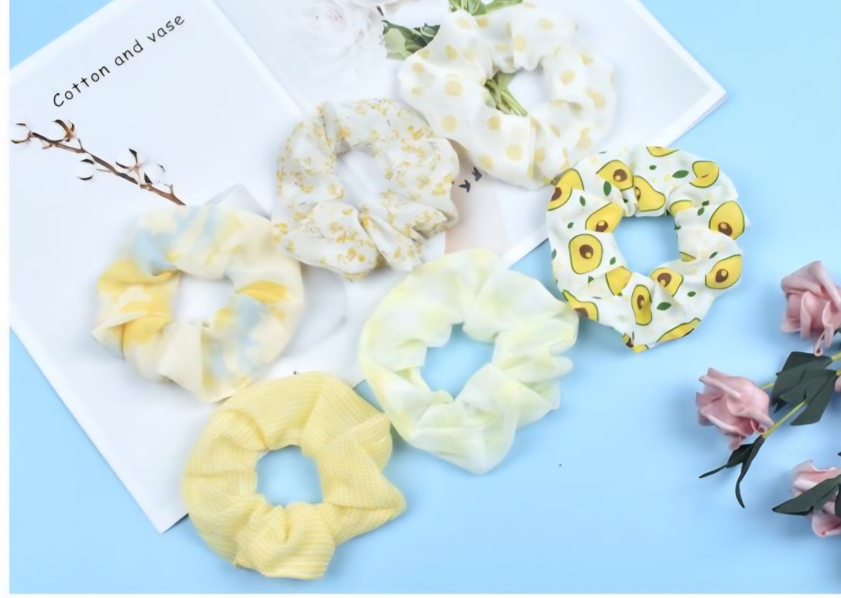 Hair accesories 1pc blue yellow white