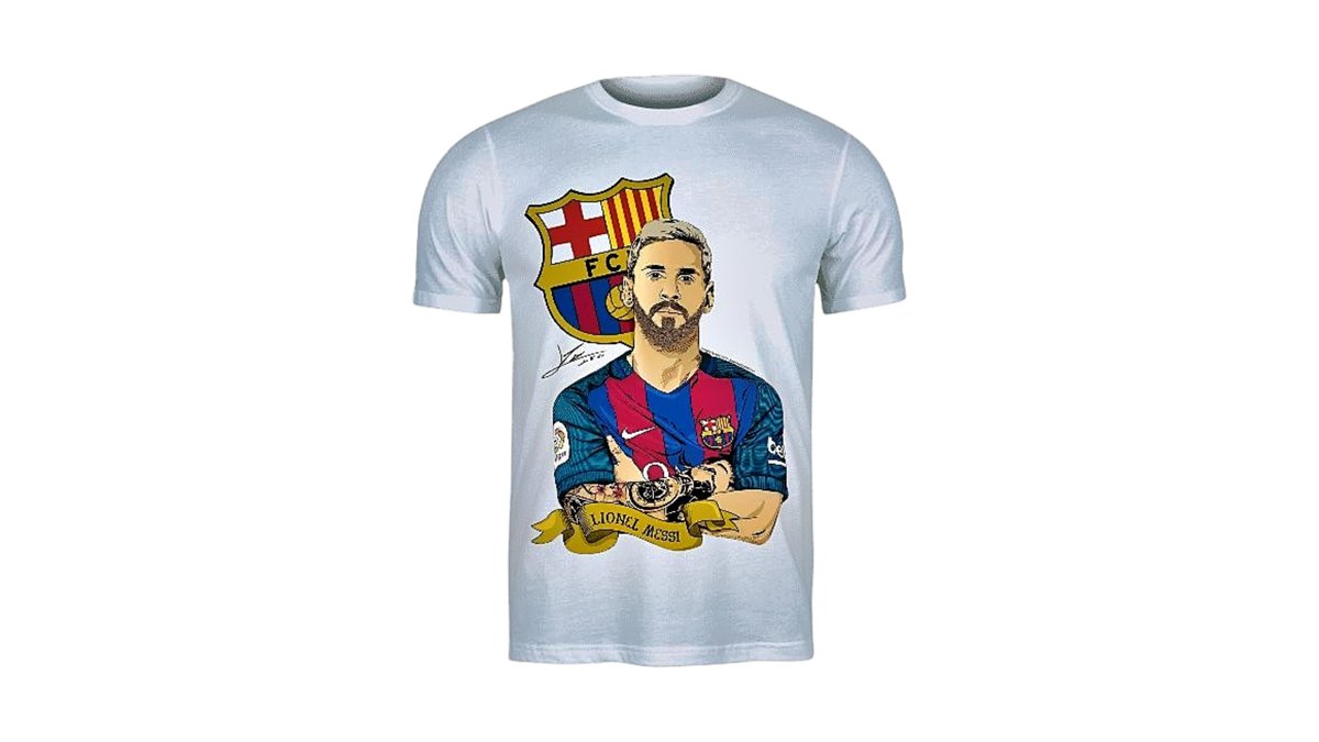 Messi T-shirt Extra Small size white