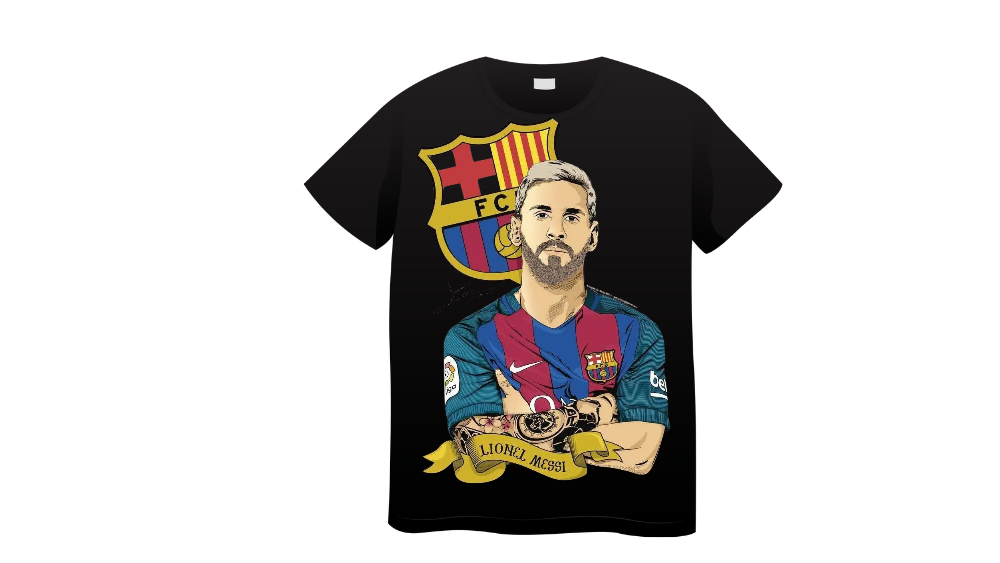 Messi T-shirt Extra Small size black
