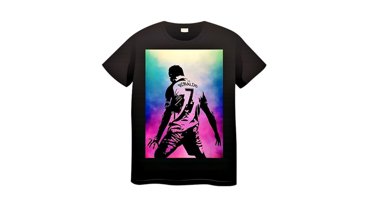 Ronaldo T-shirt 1-2 size black