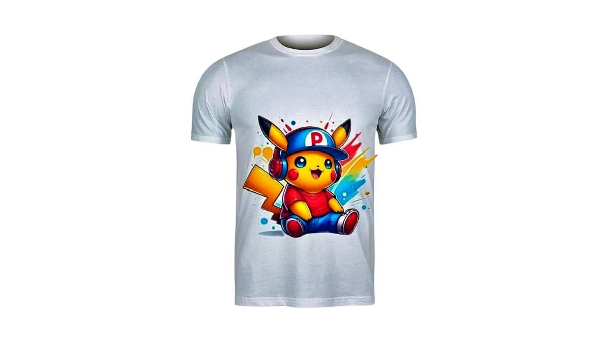 Pikachu Tshirt Small size White