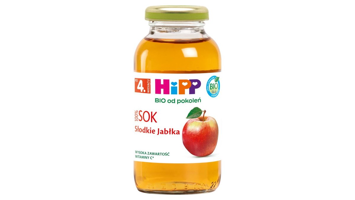 HiPP BIO Sok 100 % słodkie jabłka po 4. miesiącu 0,2 l
