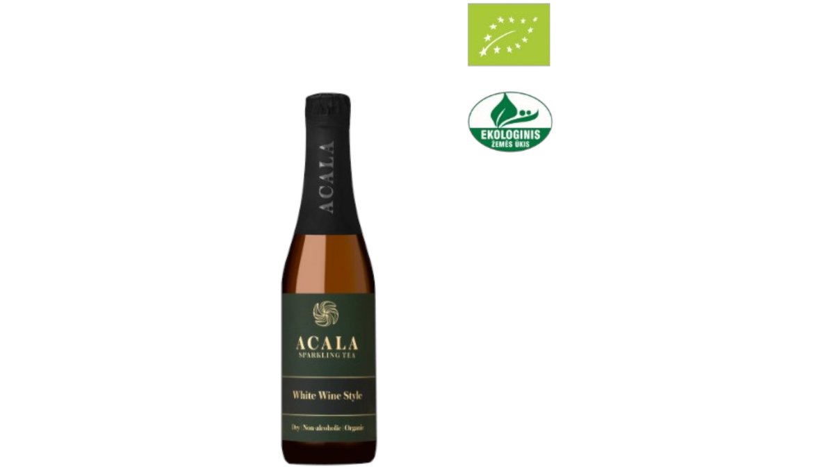 Mousserende hvidvinsinspireret drik 0,0% 33 cl øko. Acala 330 ml