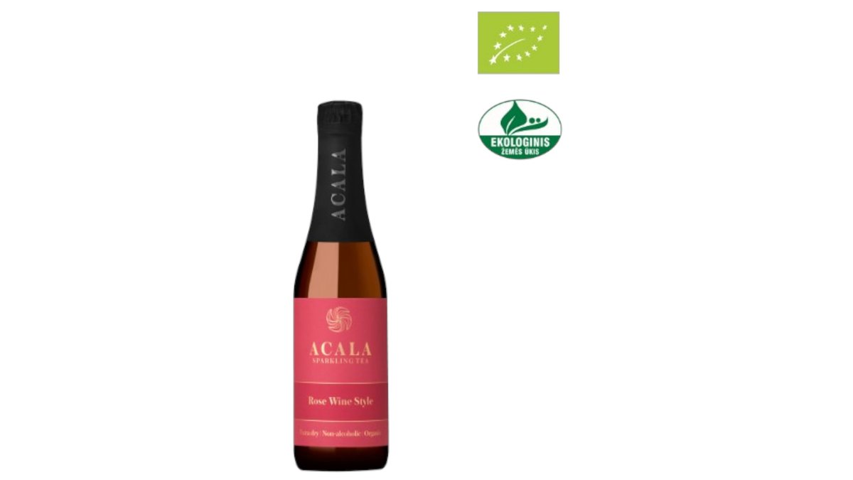 Mousserende rosévinsinspireret drik 0,0% 33 cl øko. Acala 330 ml