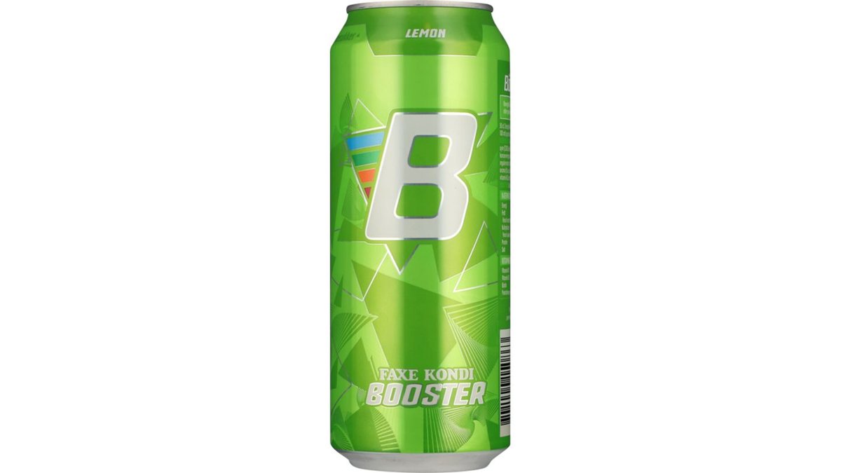 Energidrik m. lemon 500 ml, Faxe Kondi Booster
