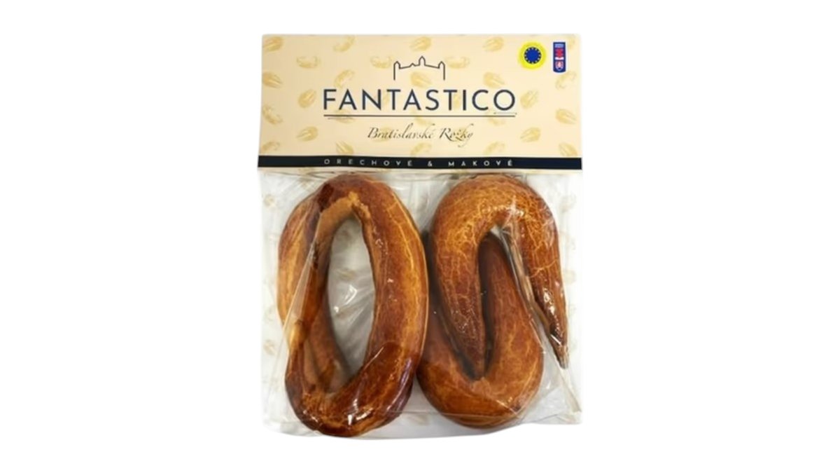 Fantastico Bratislavské rožky orechové a makové, 4 ks