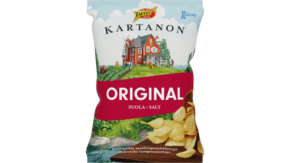 Taffel Kartanon original suolattu sipsi 180g