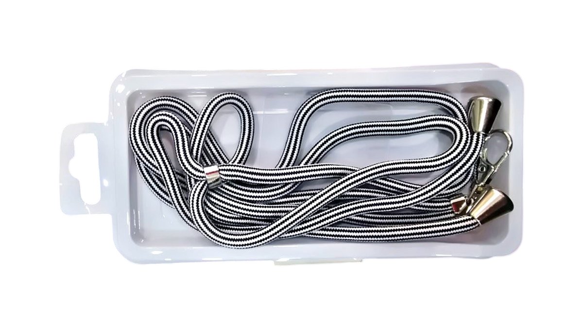 Black striped model 2 phone rope Universal
