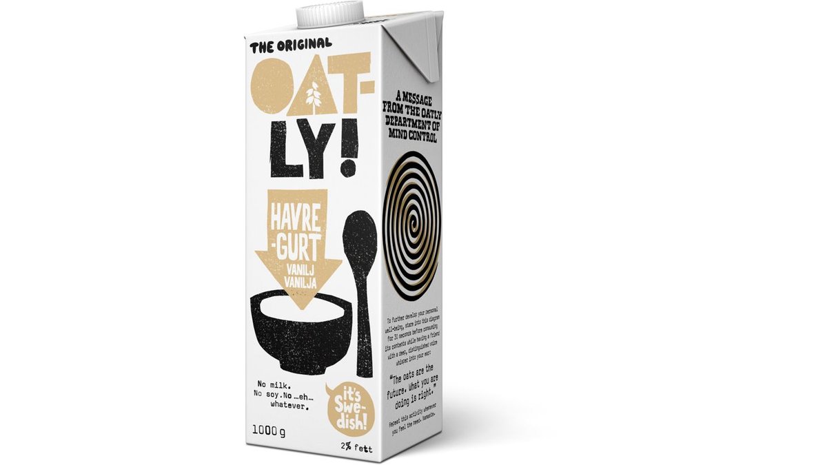Oatly Havregurt Vanilja 1kg