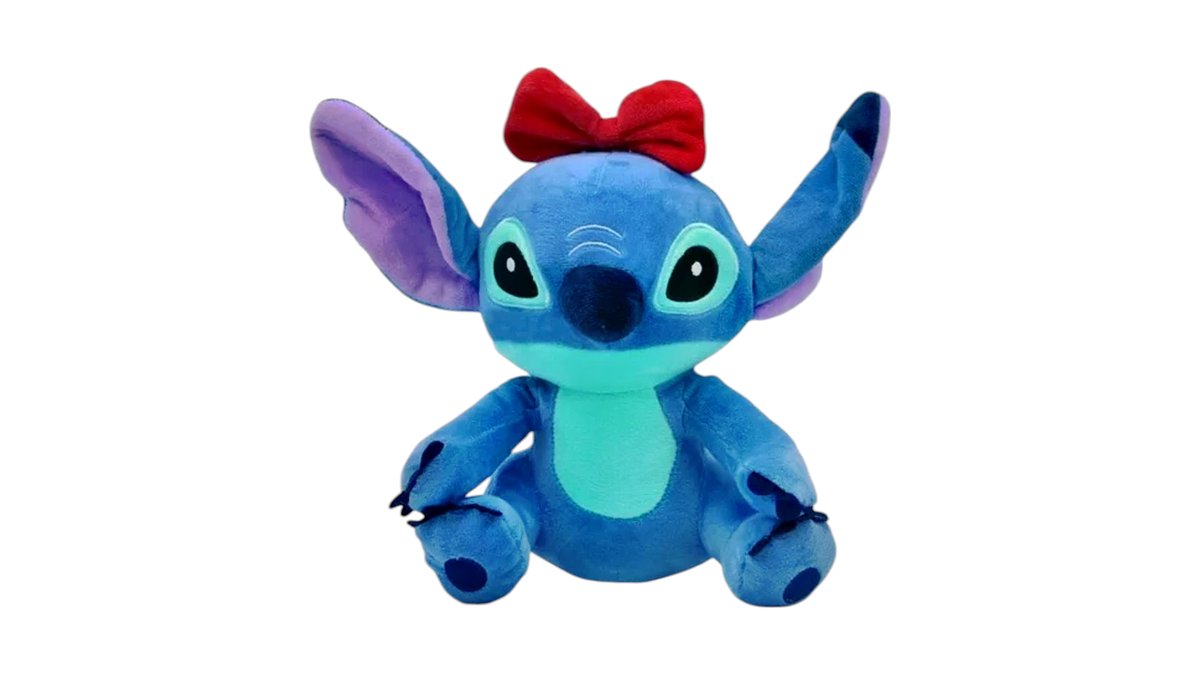 Stitch with red bow 25cm