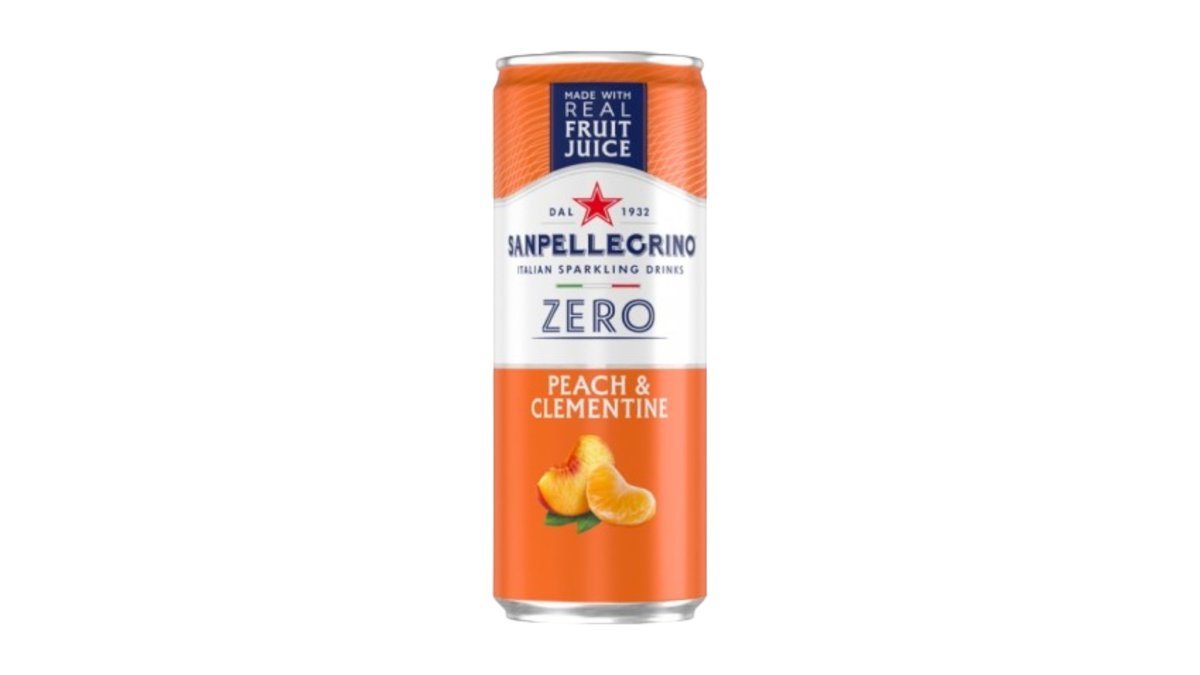 San Pellegrino Broskyňa & mandarinka zero, 330 ml