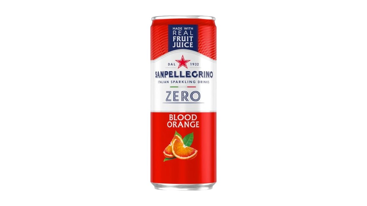 San Pellegrino Červený pomaranč zero, 330 ml
