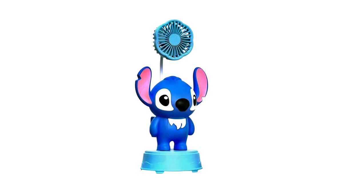 Stitch 3d fan with scraper on the bottom