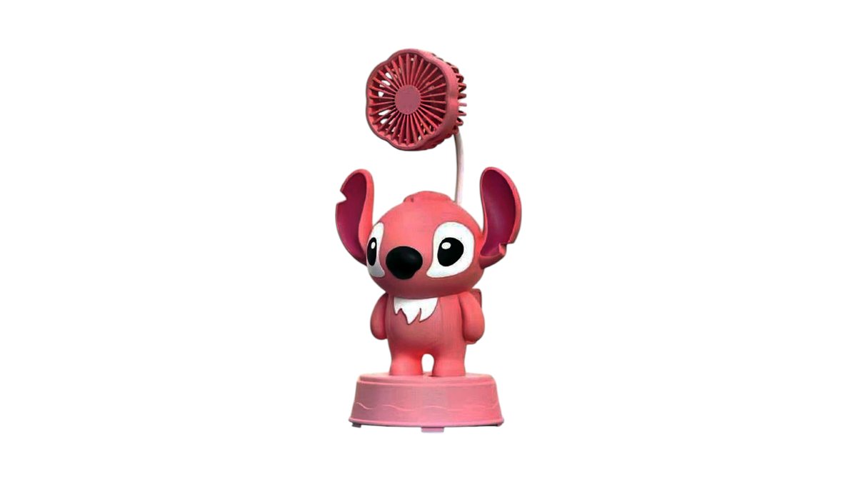 Angel 3d fan with scraper on the bottom