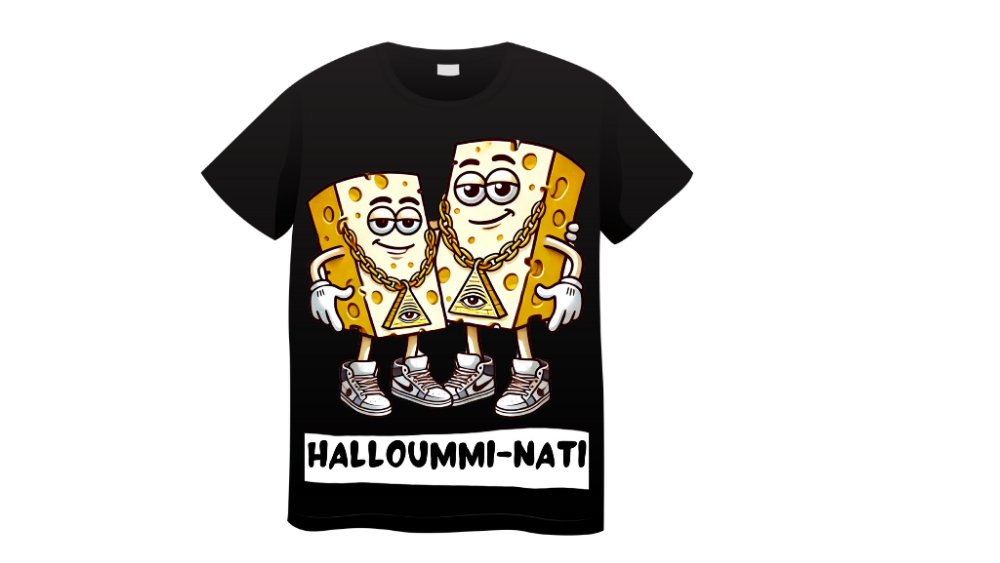 Hallouminatti T-shirt Large size
