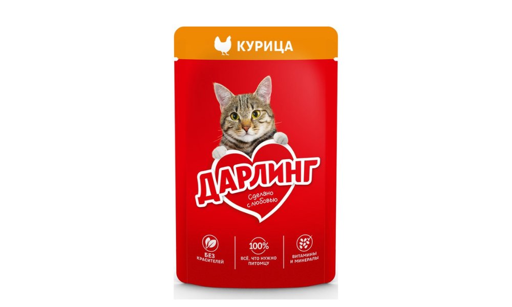 Корм для кошек Darling Курица 75 г
