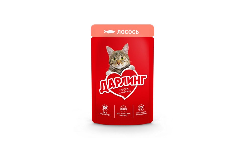 Корм для кошек Darling Лосось 75 г