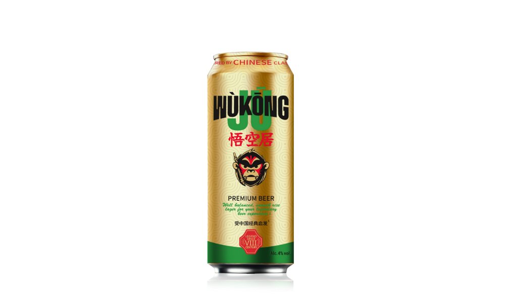Пиво Wucong Ju светлое 0,45 л