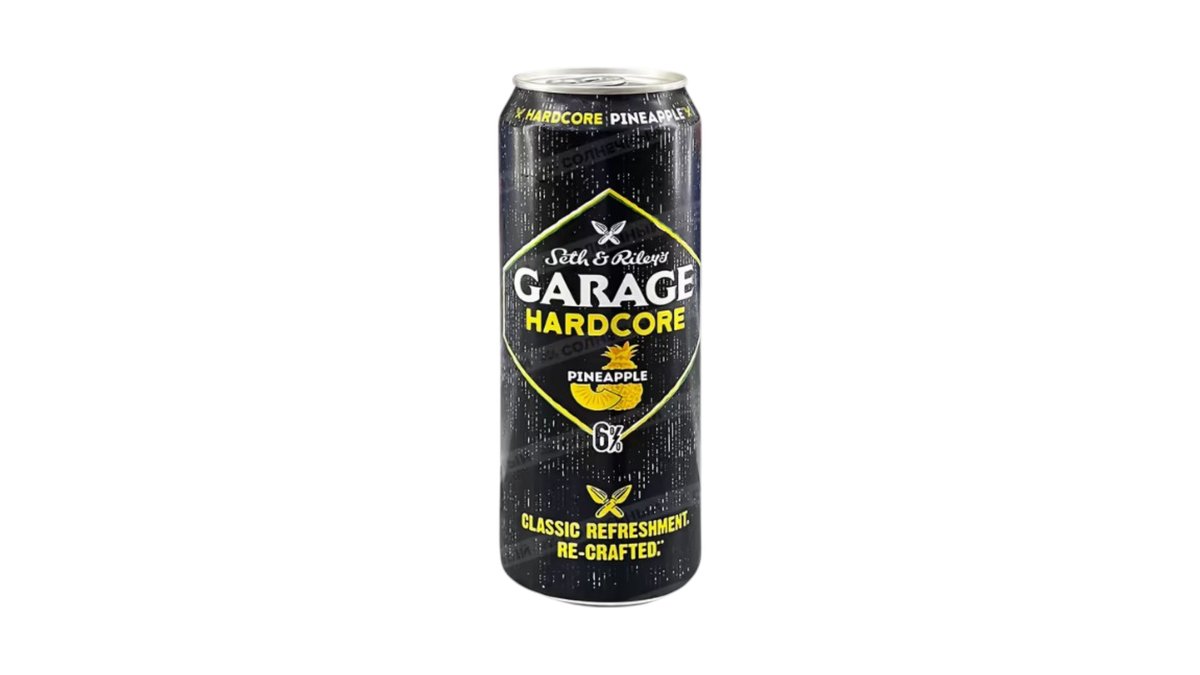 Напиток пивной S&R Garage Hardcore pineapple 6% 430мл