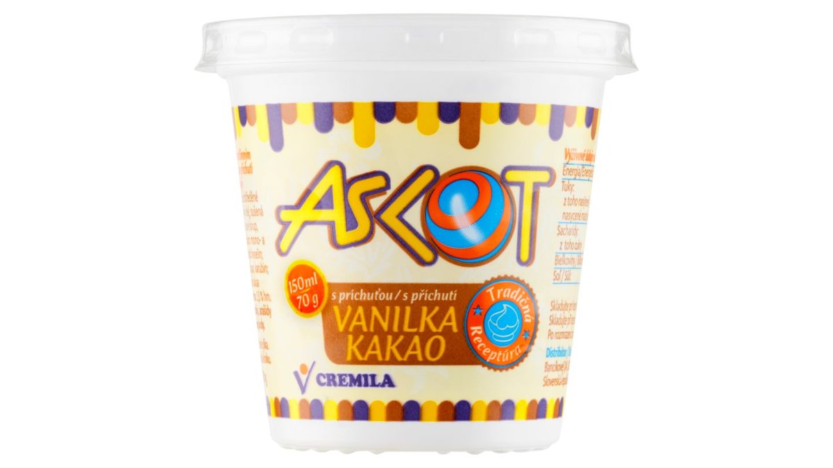 Askot mrazený krém s príchuťou vanilka čokoláda 150 ml