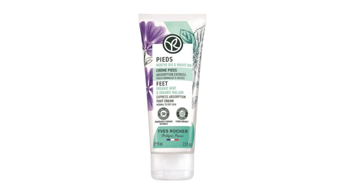 Yves Rocher Krém na nohy s rychlou absorpcí, 75 ml