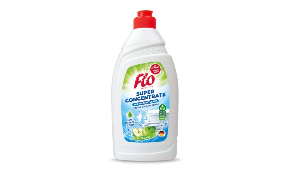 Средство для мытья посуды Flo Green Apple 500 мл