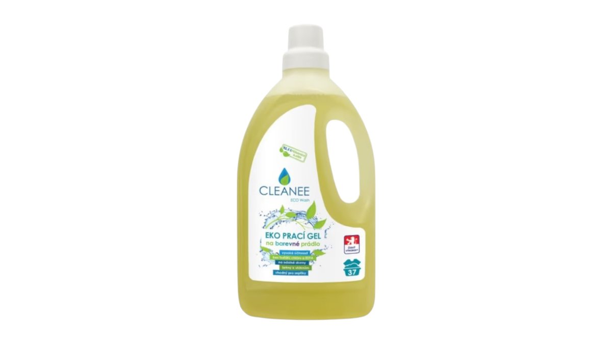 Cleanee Eko prací gel na berevné prádlo 92,5%, 1,5 l