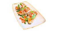 Objednať Bruschetta con pomodoro e crema di burrata