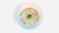 Objednať Risotto con broccoli, pancetta e crema di burrata