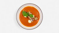 Objednať Crema di pomodoro e basilico con crostini