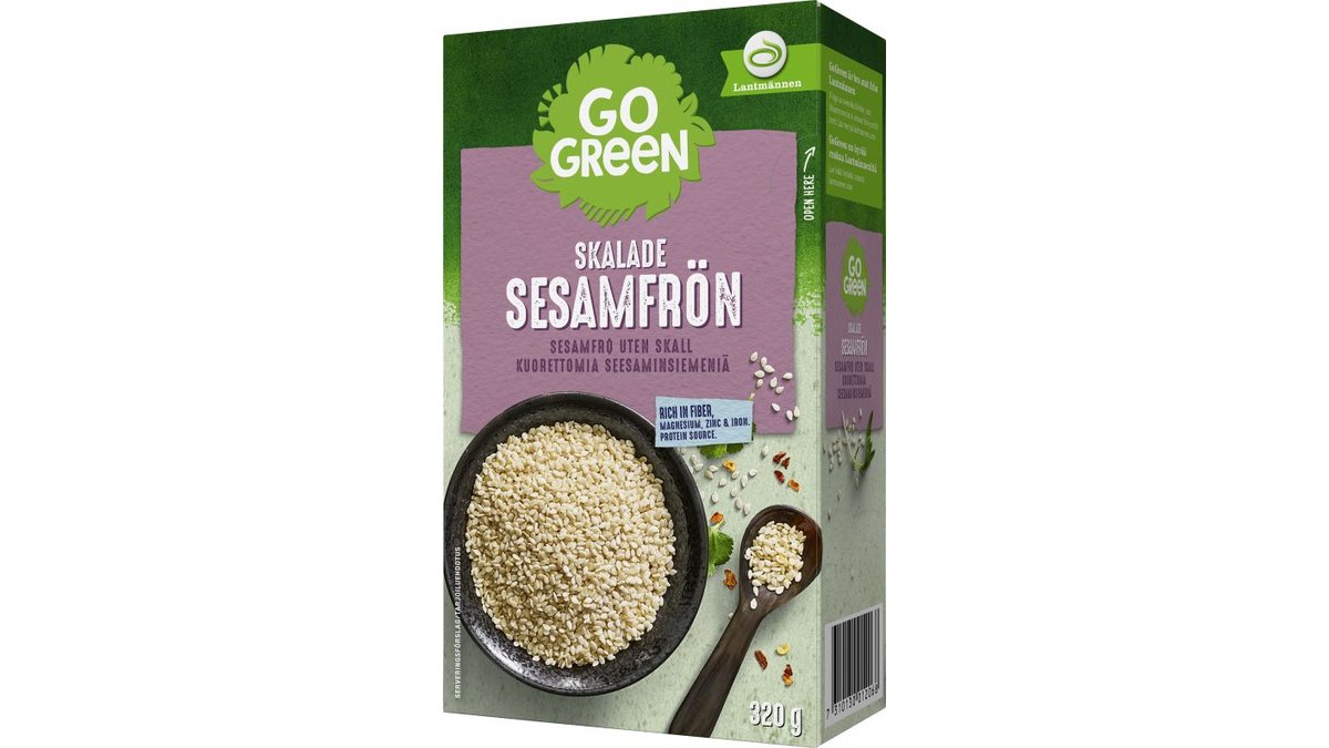 GoGreen Kuoreton Seesaminsiemen 320 g