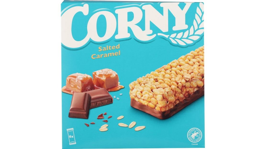 Müslibarer m. saltkaramel 6-pak, Corny