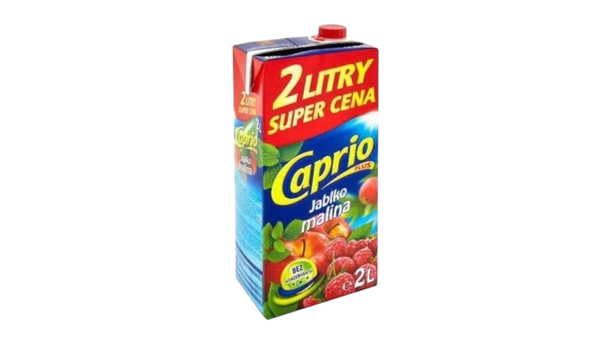 Caprio džus jablko, malina, aronie, 2 l